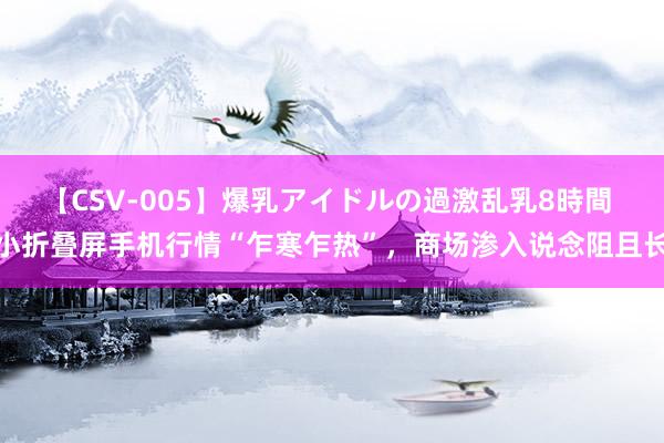 【CSV-005】爆乳アイドルの過激乱乳8時間 小折叠屏手机行情“乍寒乍热”，商场渗入说念阻且长