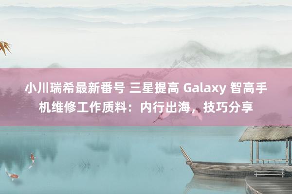 小川瑞希最新番号 三星提高 Galaxy 智高手机维修工作质料：内行出海，技巧分享