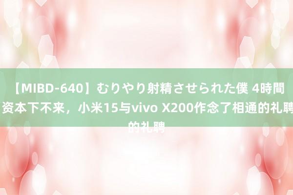 【MIBD-640】むりやり射精させられた僕 4時間 资本下不来，小米15与vivo X200作念了相通的礼聘