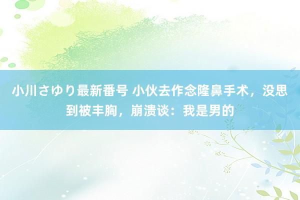 小川さゆり最新番号 小伙去作念隆鼻手术，没思到被丰胸，崩溃谈：我是男的