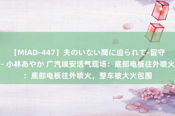 【MIAD-447】夫のいない間に迫られて-留守中に寝取られた私- 小林あやか 广汽埃安活气现场：底部电板往外喷火，整车被大火包围