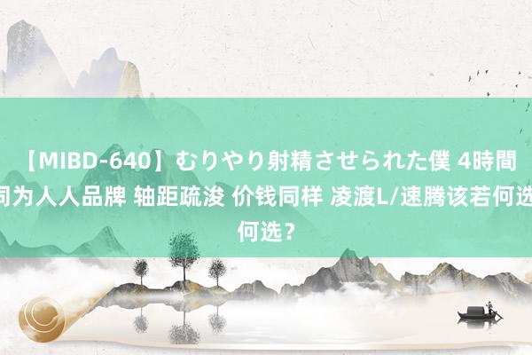 【MIBD-640】むりやり射精させられた僕 4時間 同为人人品牌 轴距疏浚 价钱同样 凌渡L/速腾该若何选？