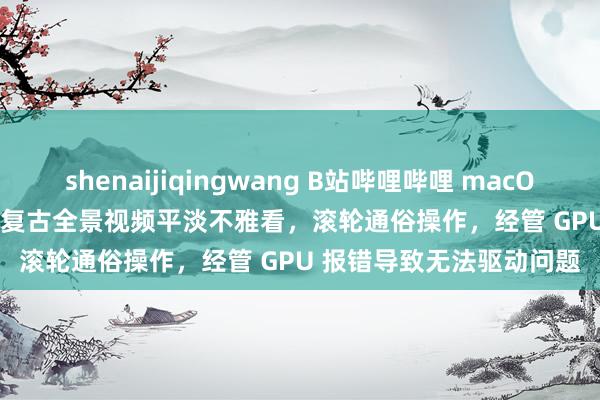 shenaijiqingwang B站哔哩哔哩 macOS 客户端 v1.5.0 更新：复古全景视频平淡不雅看，滚轮通俗操作，经管 GPU 报错导致无法驱动问题